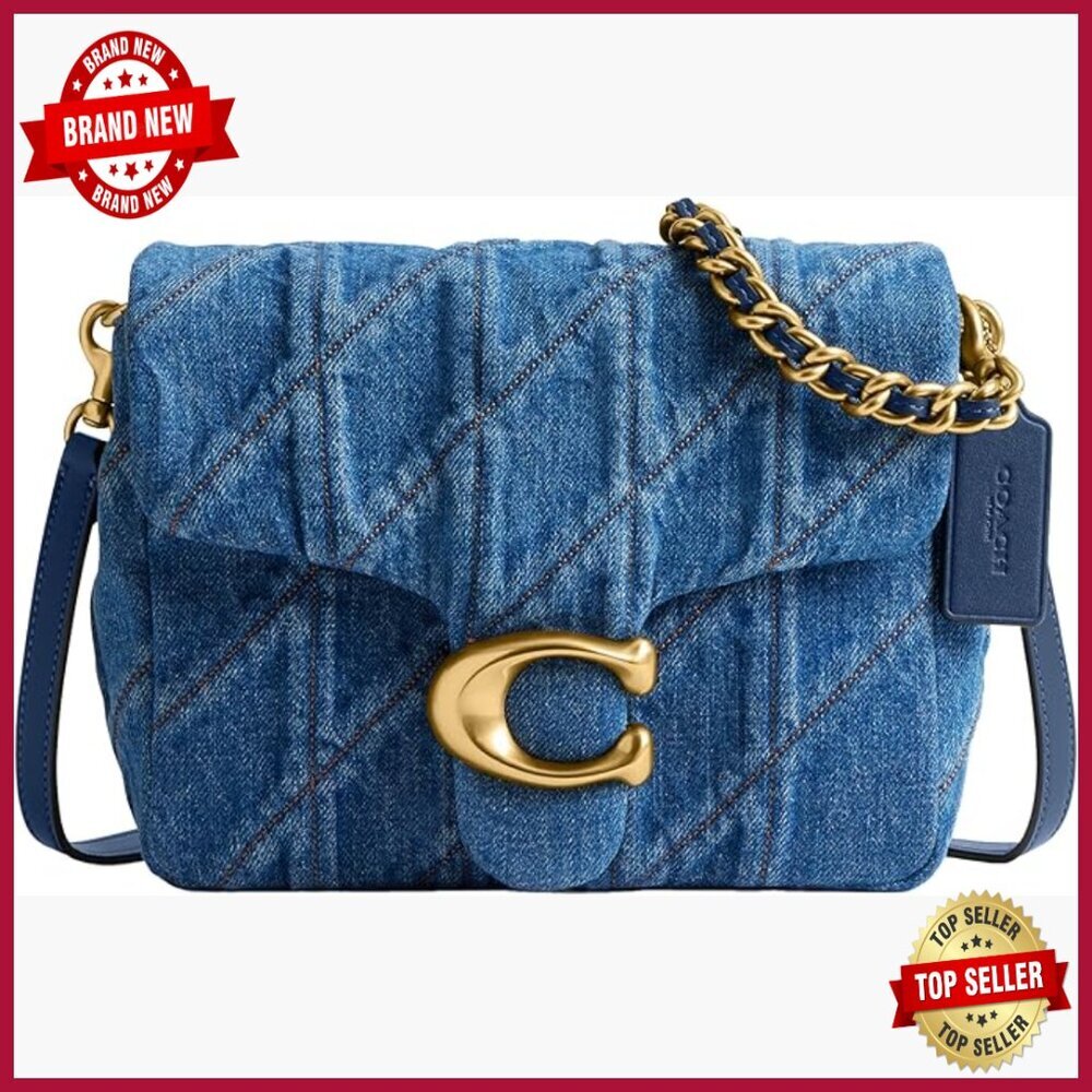 Quilted Nappa Leather Shoulder Bag, Detachable Strap, Snap Closure